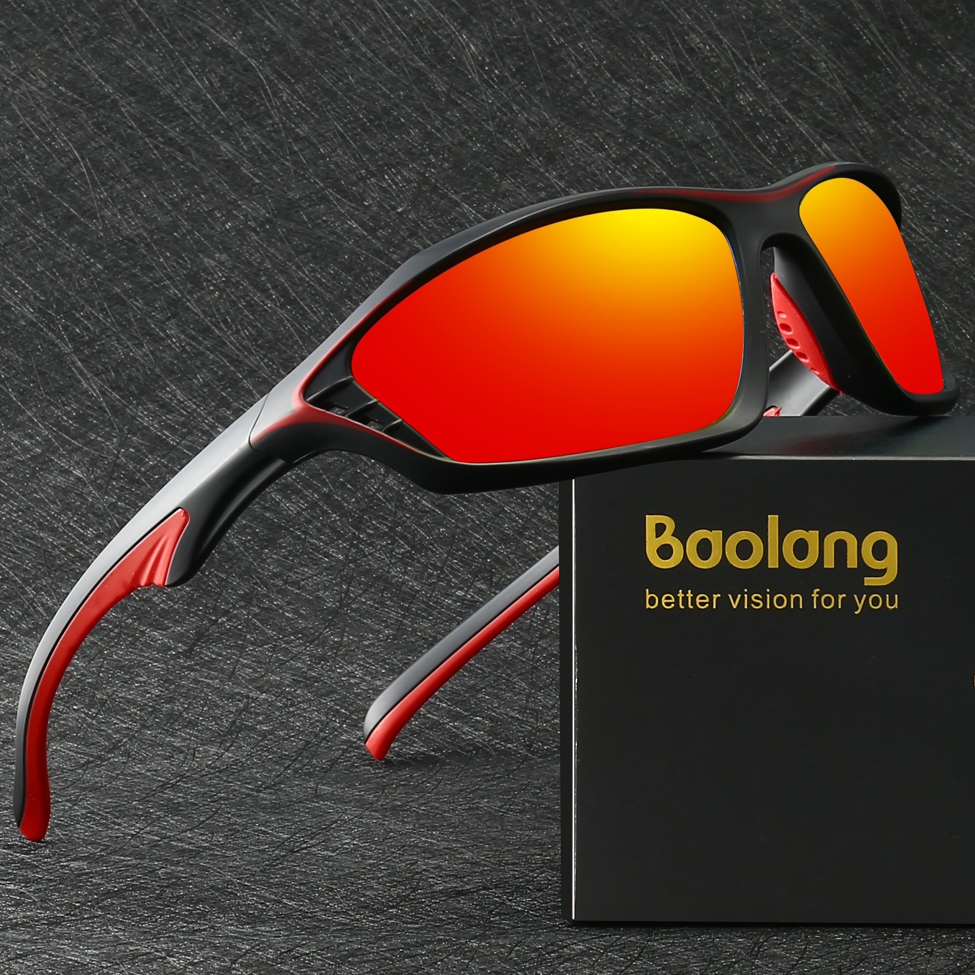 Baolang Premium Punk Fantasy Wrap Around Polarized Sunglasses For Men Women  Outdoor Sports Cycling Running Fishing Hiking Golf Supply Photo Prop -  Jewelry & Accessories - Temu