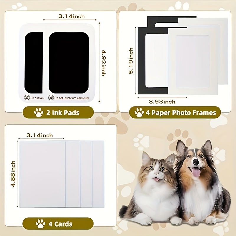 Image of Print Kit, Including 2 Ink Pads, 4 Sheets Of Photo Paper, And 4 Paper Picture Frames