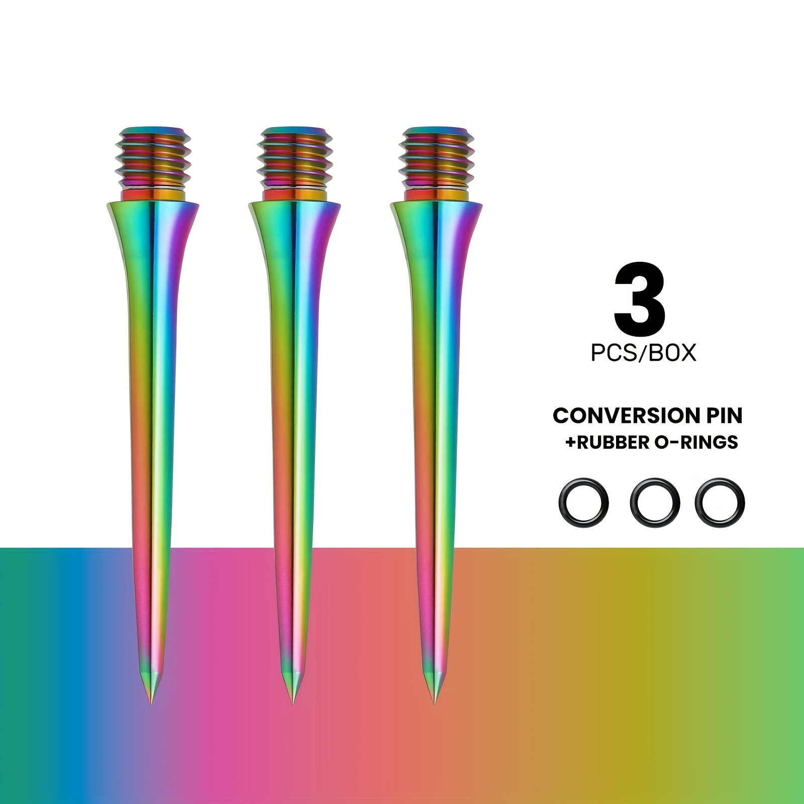 Huanqu Tc4 Titanium Alloy Dart Points 3pcs Set, 4 Styles , Professional Replacement Tips Dart Accessories
