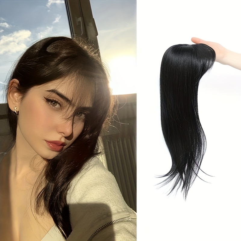 18 inch hair topper women bangs 3d 360 cover fluffy toppers  display picture 1