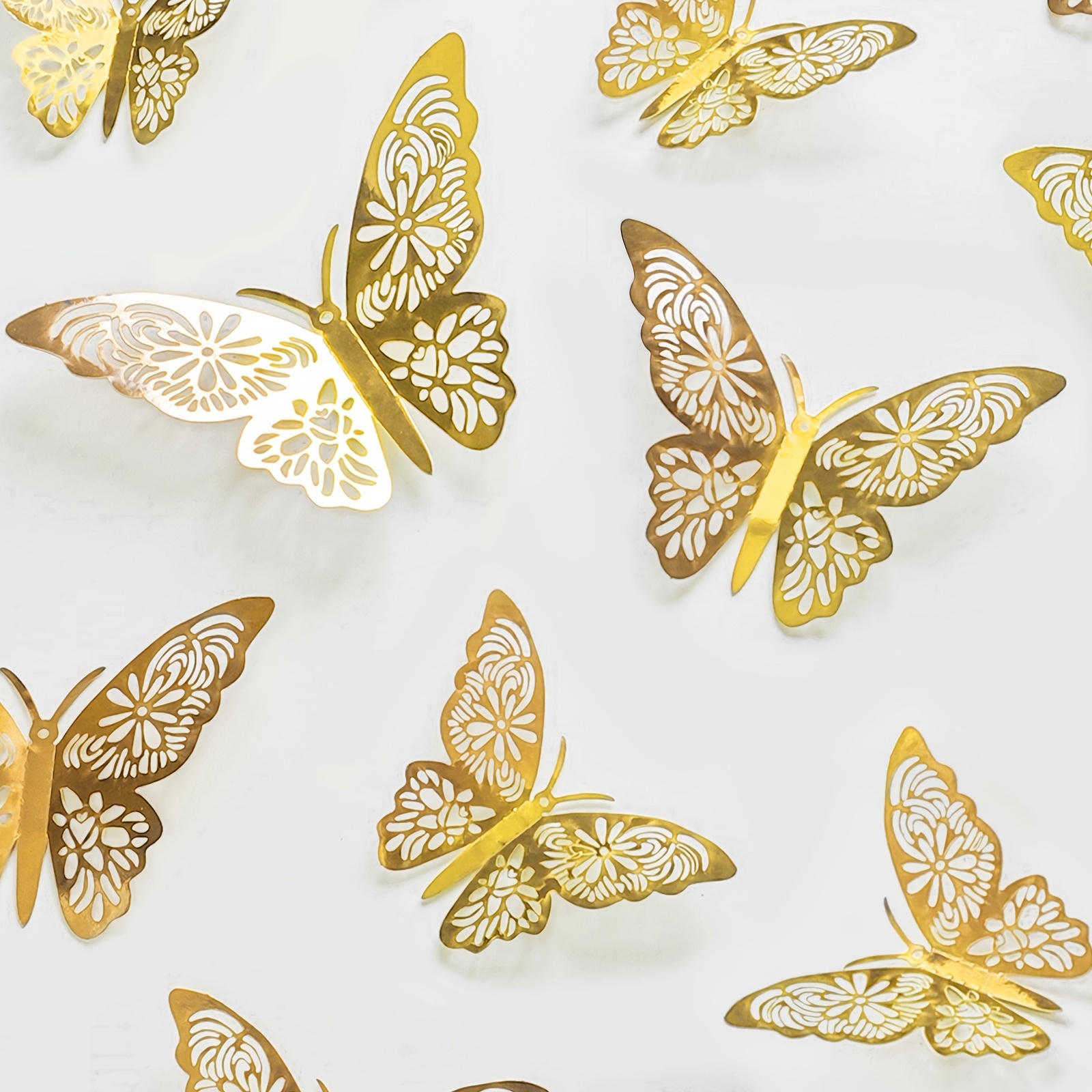 TEMU 48pcs 3d Decorative Paper | Reusable Easy-to-apply Stickers With Matte Crystal Embellishments, Ideal For Birthdays, Weddings, Outdoor Parties,