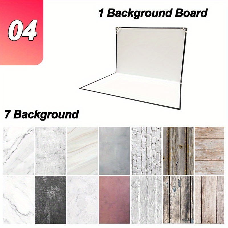 Image of 29x21cm Photography Backdrop Board 7pcs 2 Sided Photo Background Set 14 Wood Grain Studio High Quality Product Photographic Props