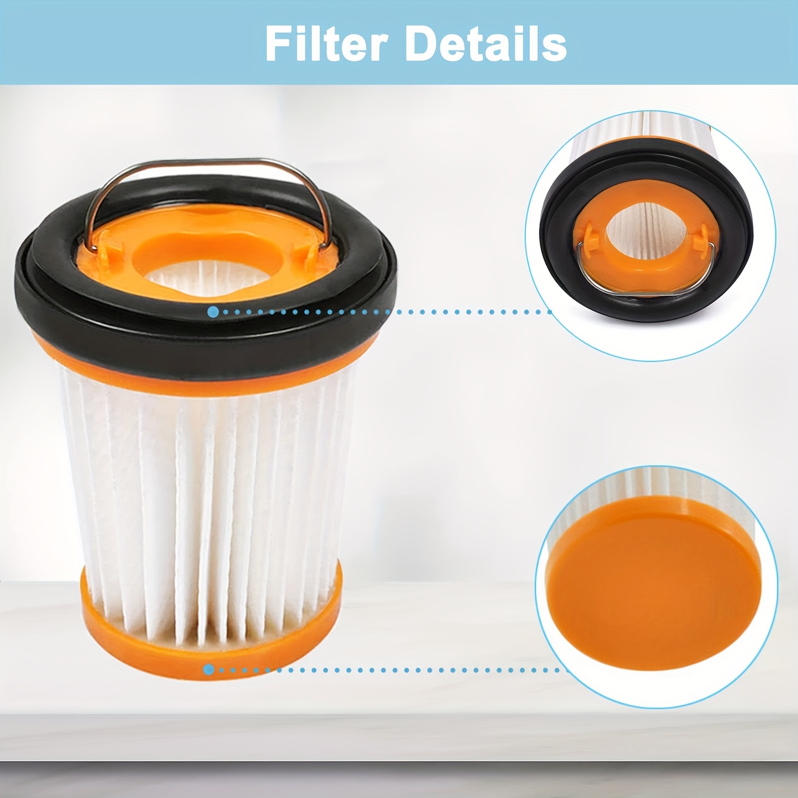 Filtri Di Ricambio Per Aspirapolvere Shark Ion W1 - Set 8 Pezzi Con Spazzola, Per Modelli WV200, WV201, WV205, WV220 - Foto 10