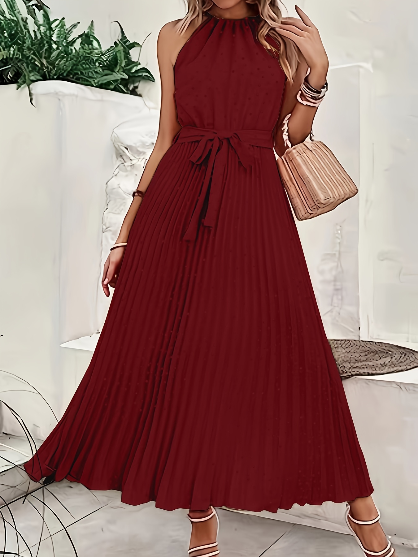 slim fit dress slacks Jacket dress with pleats main image 0