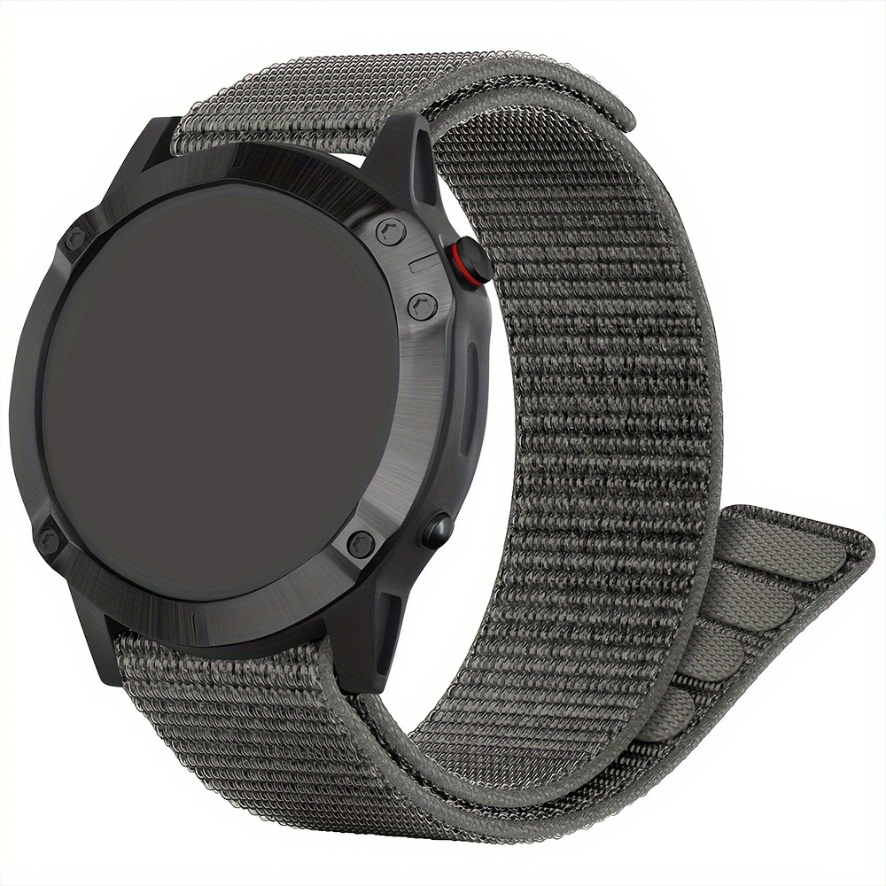 E-shop Schnelltrocknendes Uhrenarmband für Fenix 8 47mm/Fenix 6/Fenix 5/Fenix 7/ Pro 47mm, 22mm gewebtes ultraleichtes Sport-Armband für , Forerunner