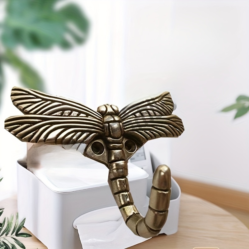 Metal Dragonfly Hook Wall Mounted Punching Hanger Multi - Temu