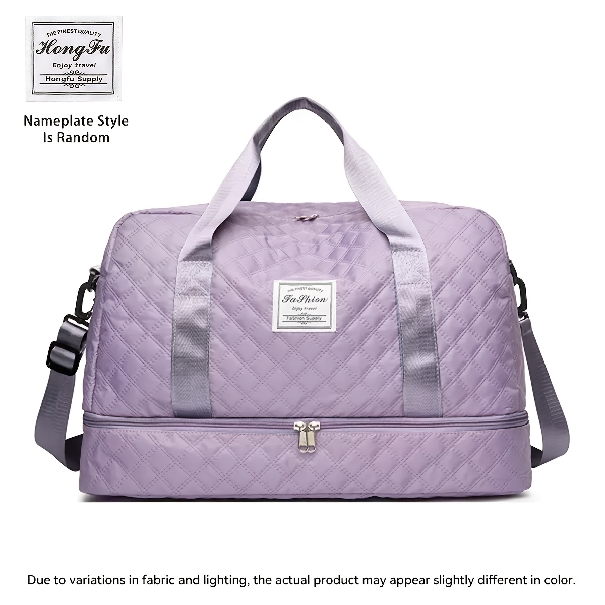Luxurious Oversized Duffel Bag - Stylish And Durable with Compartment, Multi-Functional Carry, Dry Wet & Handy Side Pockets for Travel And Gym