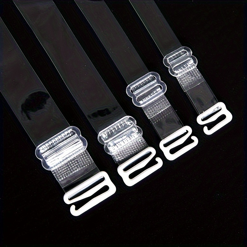Transparent Bra Straps with Elastic Matte Bra with Crystal Invisible Strap