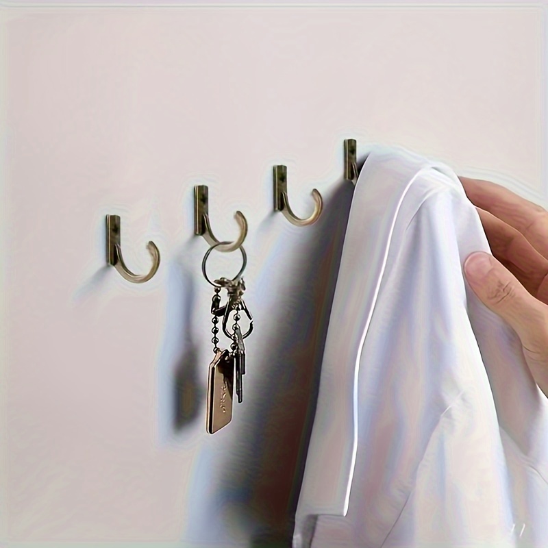 mini hooks bedroom bathroom toilet coat hangers towel rack Temu