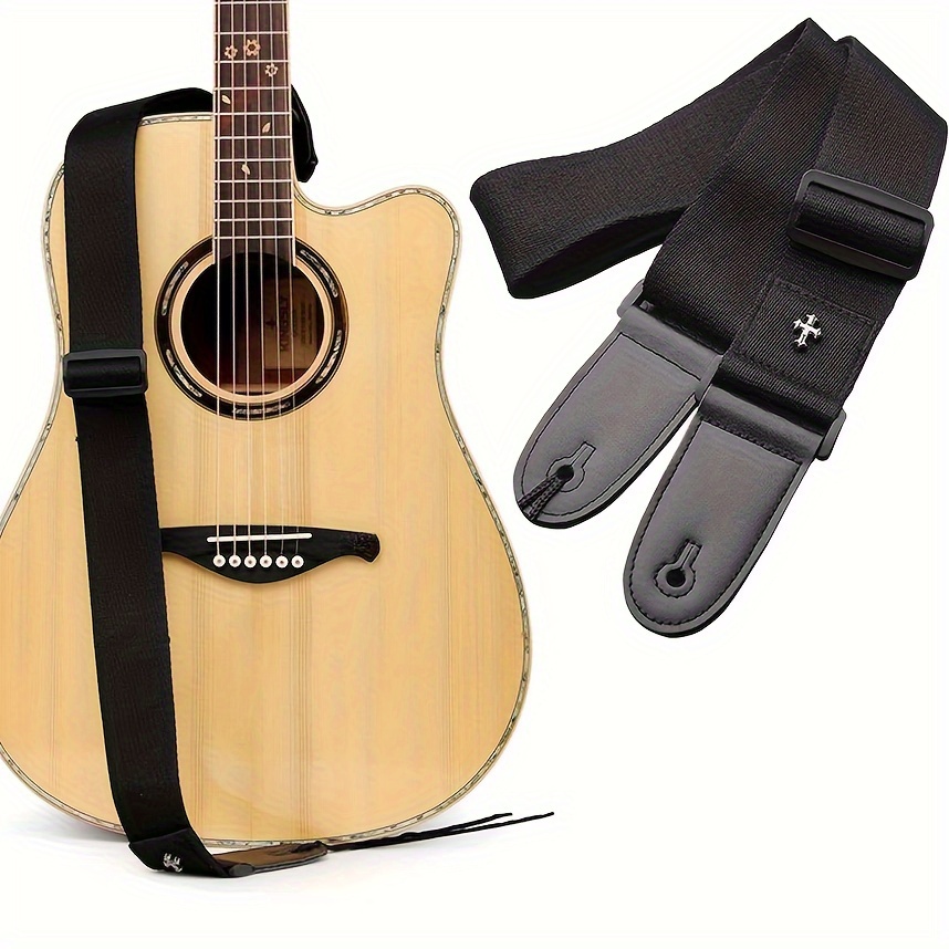 The EMPRESS Guitar Strap - Adjustable Guitar Strap for Acoustic, Electric  and Bass Guitar