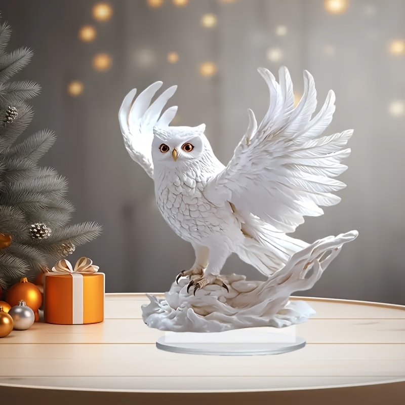

[2d Flat] -chic Decoration - Acrylic Desk Decor For Home, Office & Cafes | Ideal Christmas Gift | & Water Resistant | Holiday Decorations