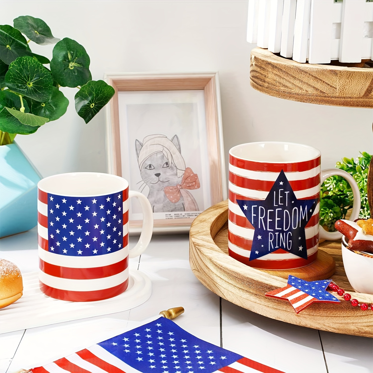 tall coffee mugs independence day