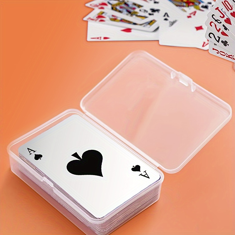 

2/4/6pcs, Playing Card Box, Box, Can Hold Cards And Size Cards, And Organize And Store By Category, Party Supplies Storage Box (no Playing Cards), Storage Bins For Home Organization