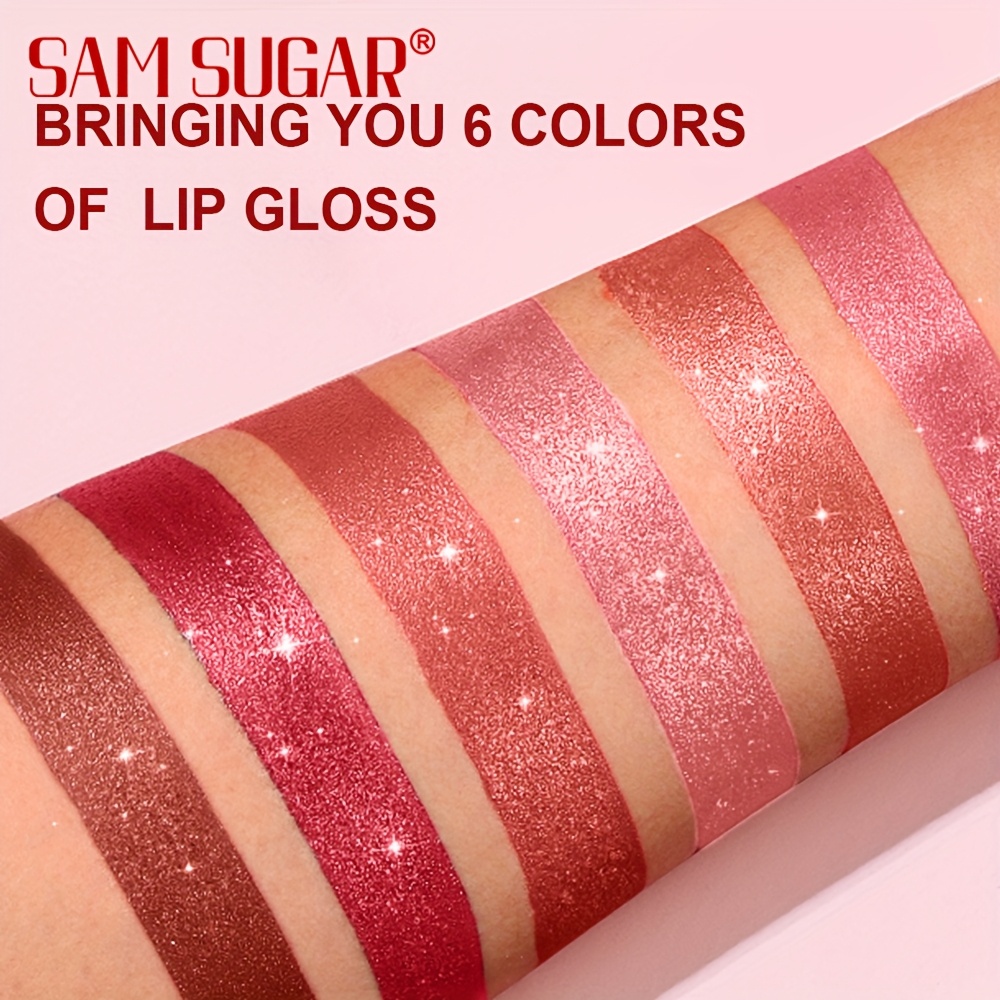 Lipstick Makeup Set, Six Pearlescent Lipsticks
