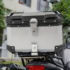 motorcycle metal box motor plain 45l motorbike trunk aluminium alloy tail box baggage luggage accessories parts manufacturer factory mill high quality motorcycle parts stocks customized forlocomotive surface waterproof