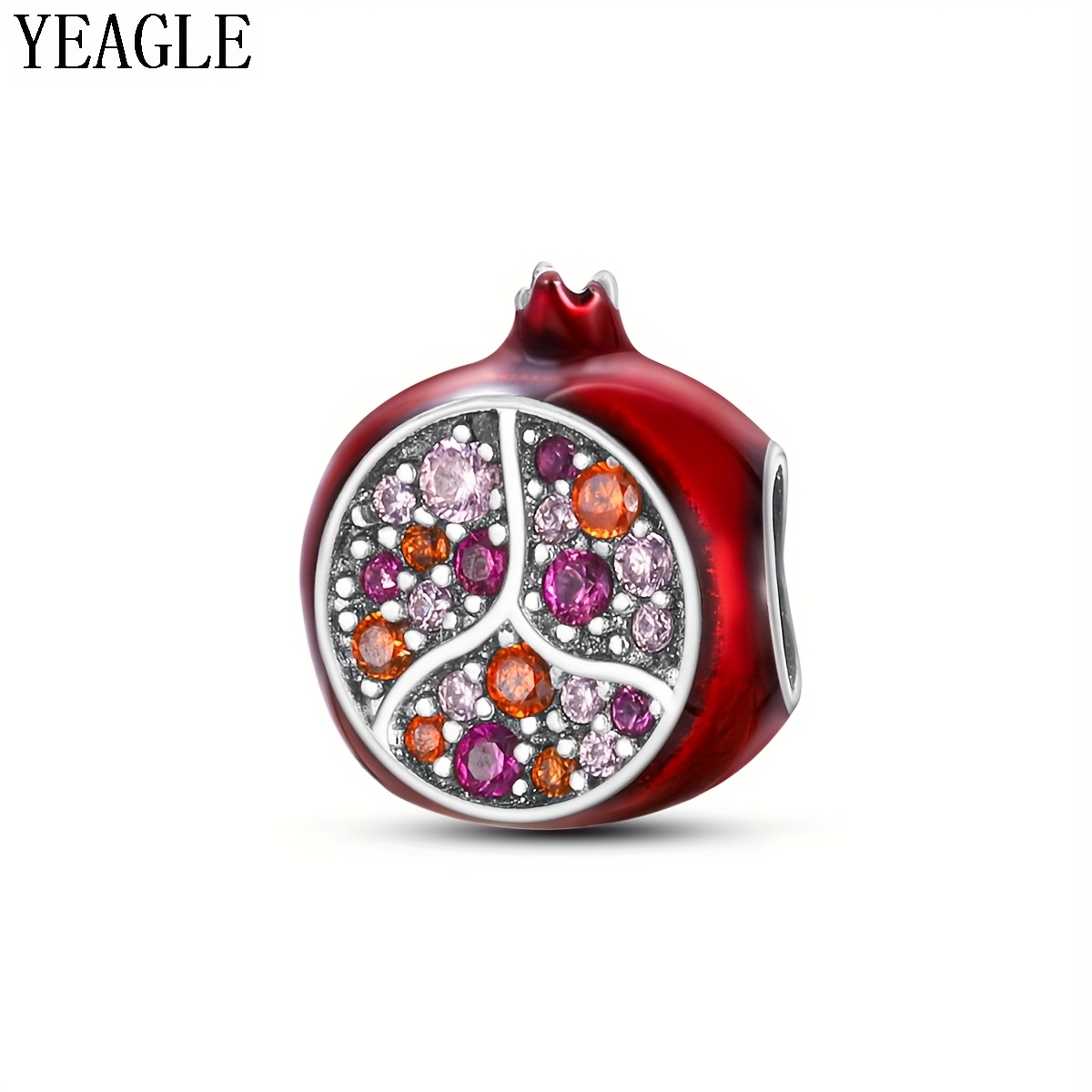 1pc Pomegranate Beads Diy Chain Style Gift For Women Best