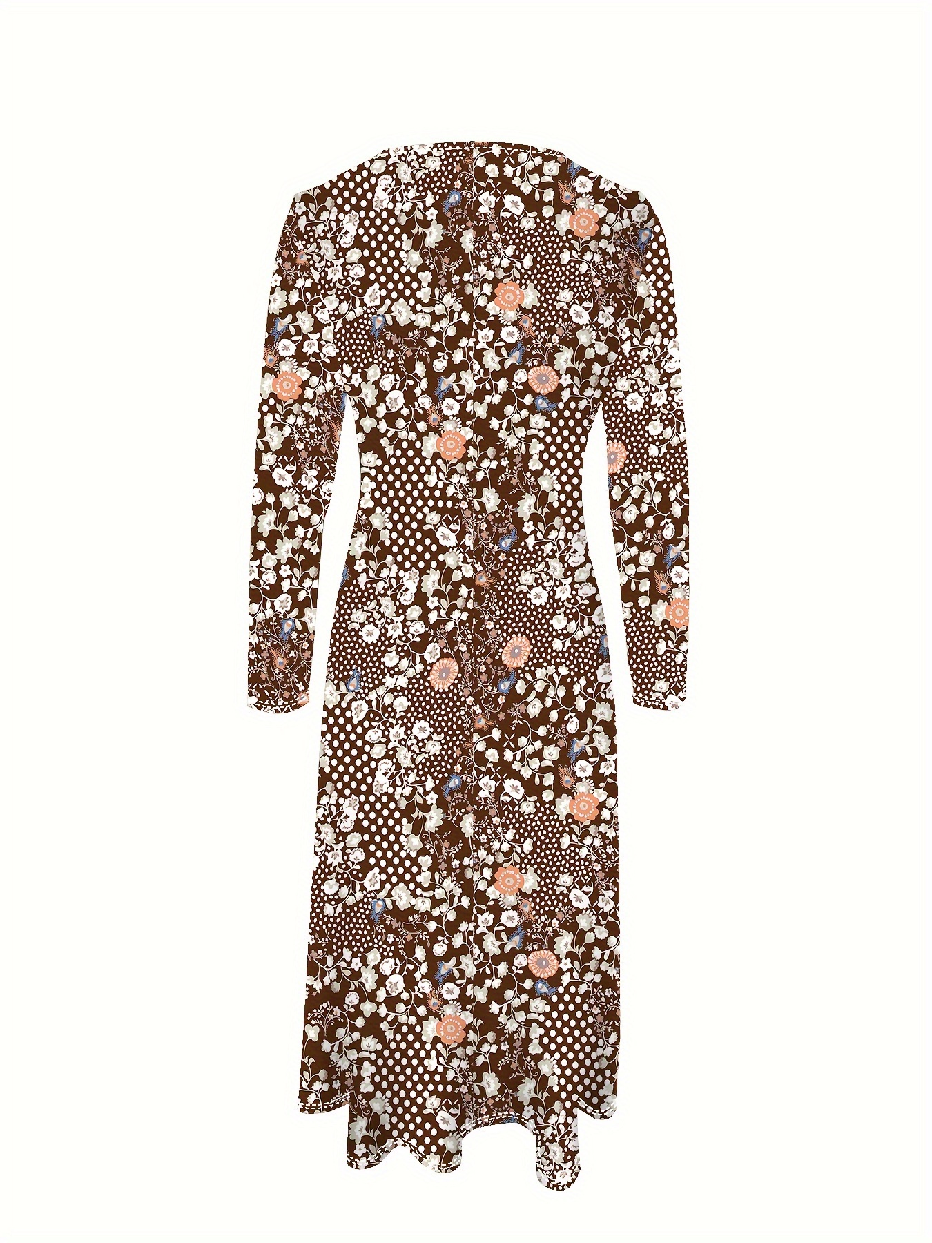 green emerald velvet dress Short Floral-Print Semi-Formal Dress with Long Sleeves PromGirl