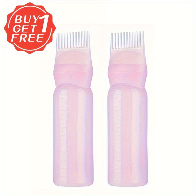 2pcs Hair Oil Applicator Bottle Filling Bottle Oil Applicator Bottle For Hair Professional Hairdressing Tools