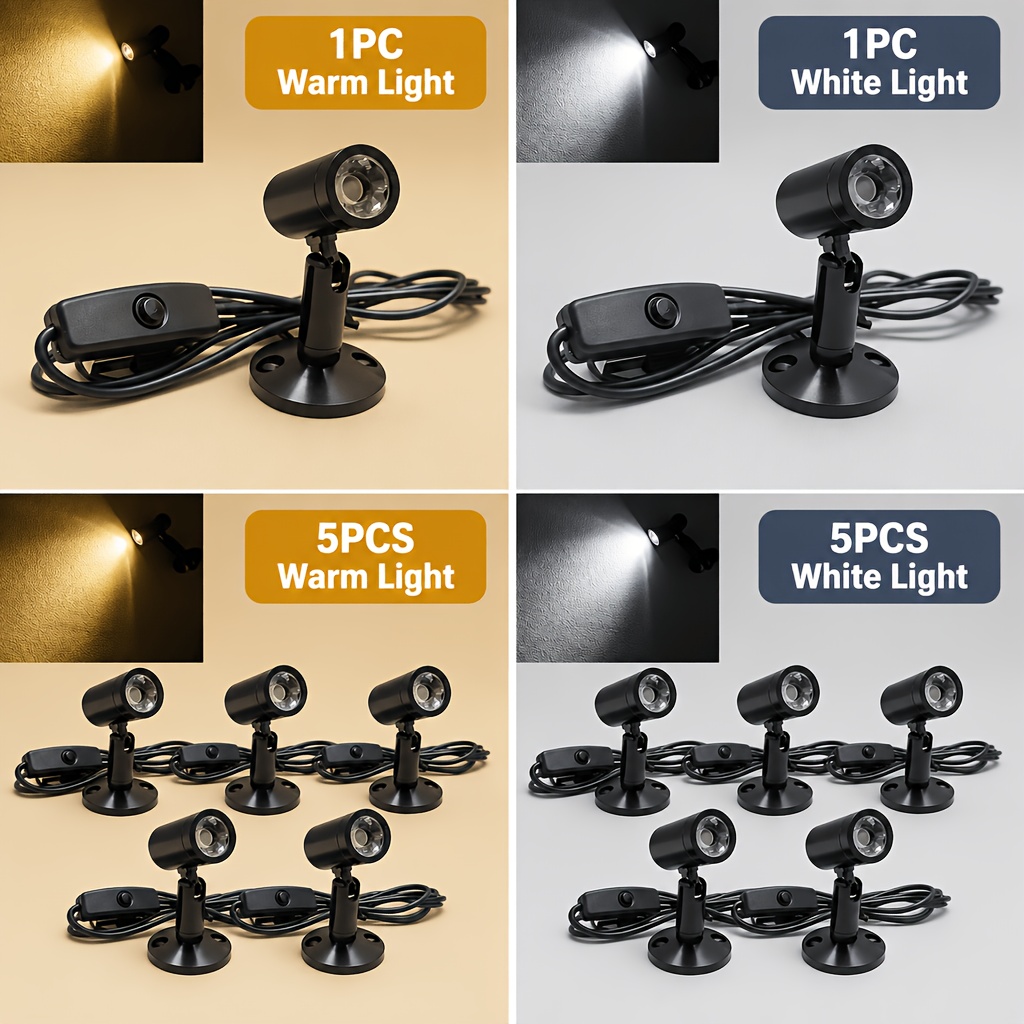 5V LED Light, Mini Spotlight for Jewelry Display and Gifting