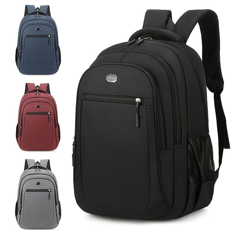 TEMU Large Capacity Backpack, Computer Bag For Students, Wear-resistant Commuter Backpack, School Bags, Valentine's Day Gifts