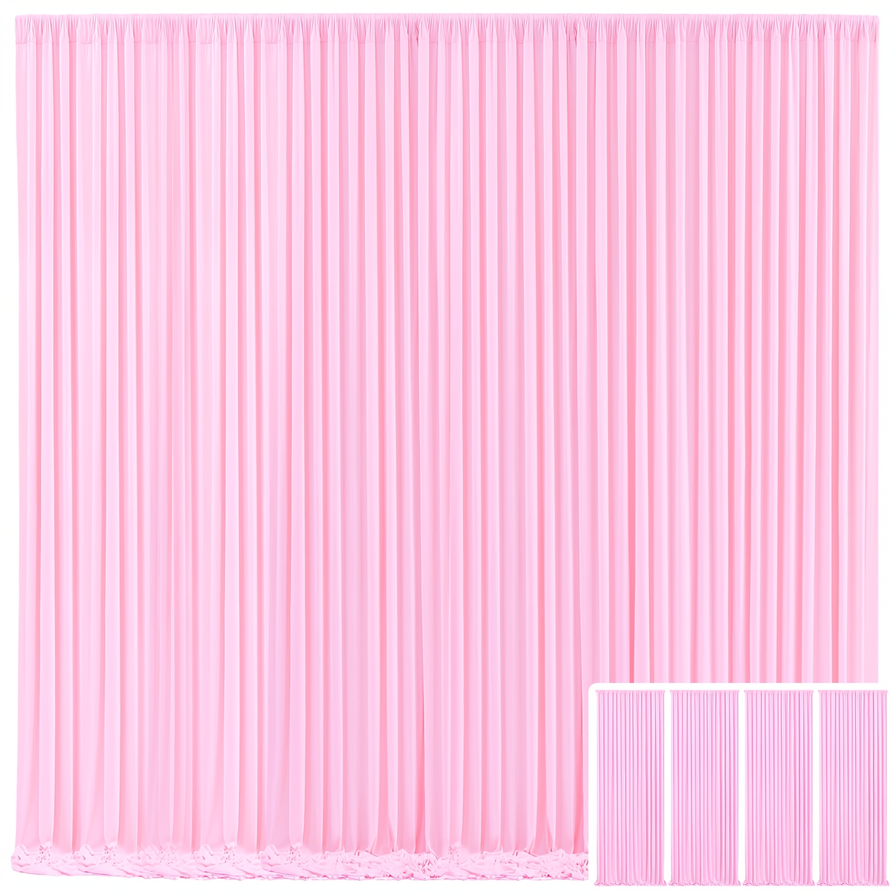 4 5 X 7-foot High F-shaped Photography Backdrops 2d, Wrinkle-resistant With Drape, Featuring 1.5-inch Hanging Holes, Ideal For Engagement Parties, Birthdays, And Party Photo Decorations