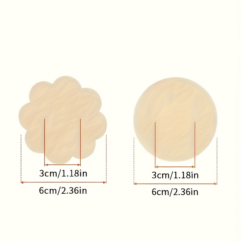 10/30/50/100pcs Polyester Bra Accessories, Solid Color Non-Woven Strapless Adhesive Breast Stickers, Disposable Lingerie and Underwear Stickers, with No Print, for Easy Application, Bra Extenders