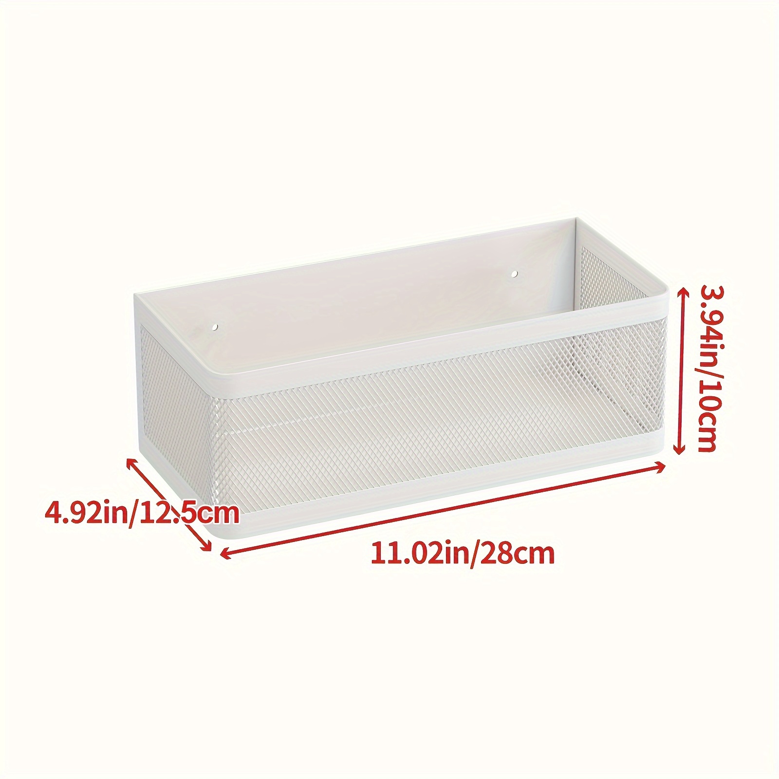 TEMU Versatile Magnetic Spice Rack & Paper Towel Holder - No-drill, Wall-mounted Kitchen Organizer With Cast Iron Shelves
