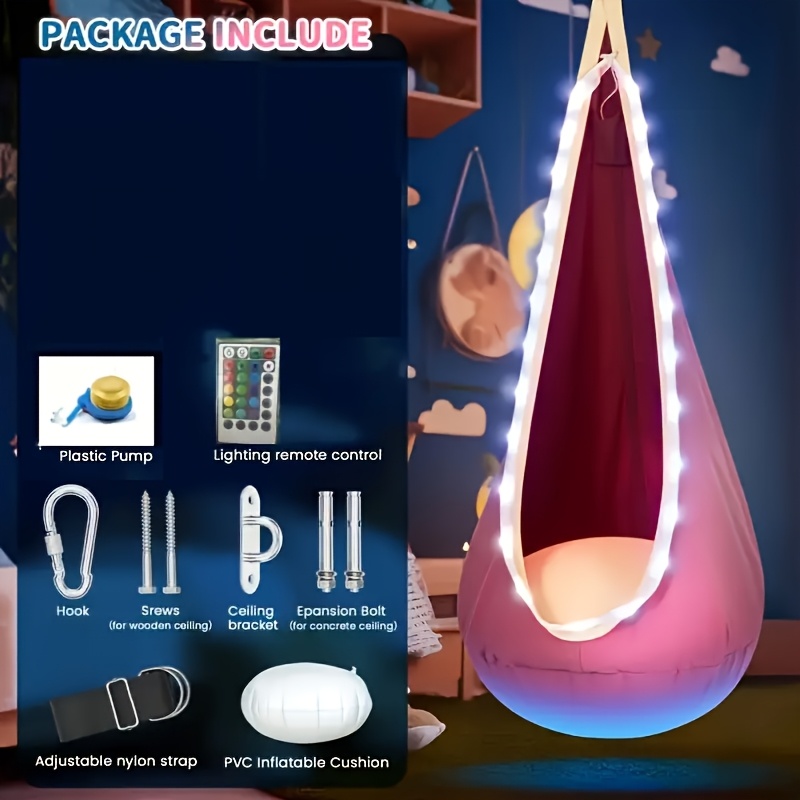 LED Pod Swing Hammock