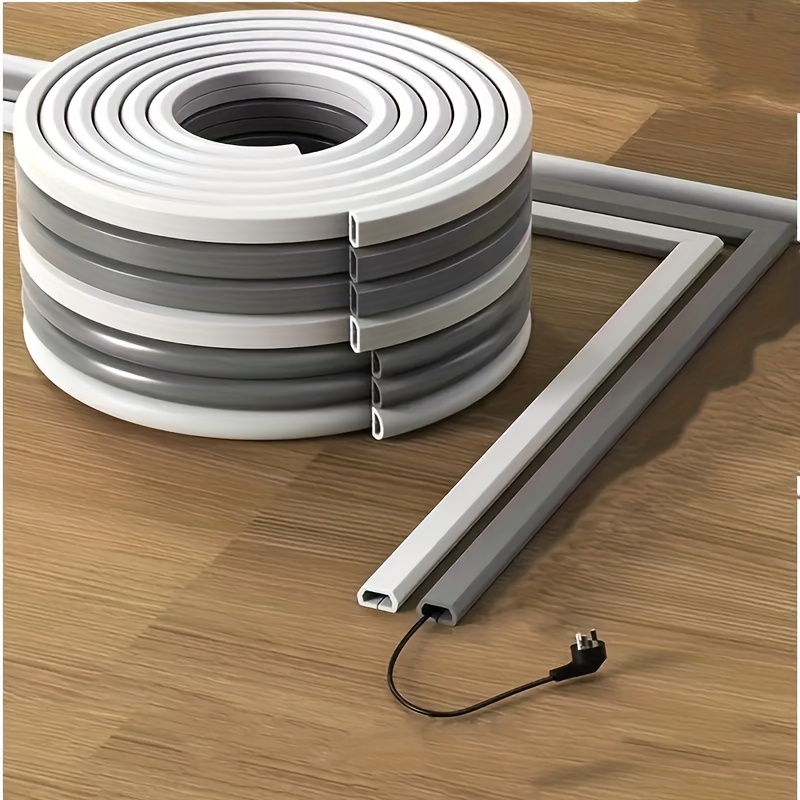 

Self-adhesive Cable Cover, 78.74" Invisible Wire Protector, Anti-treading Soft Pvc For Home Decor