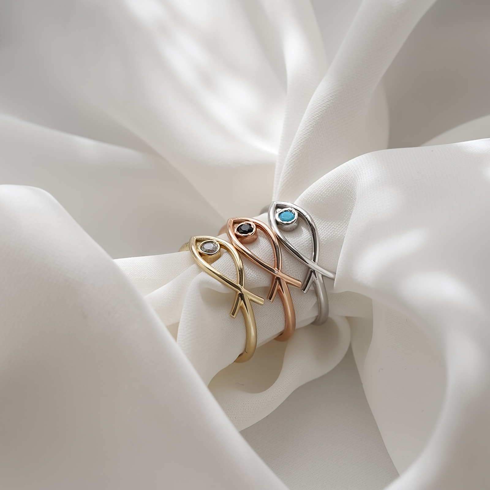 Women's 925 Sterling Silver Fish Ring — Ocean Inspired