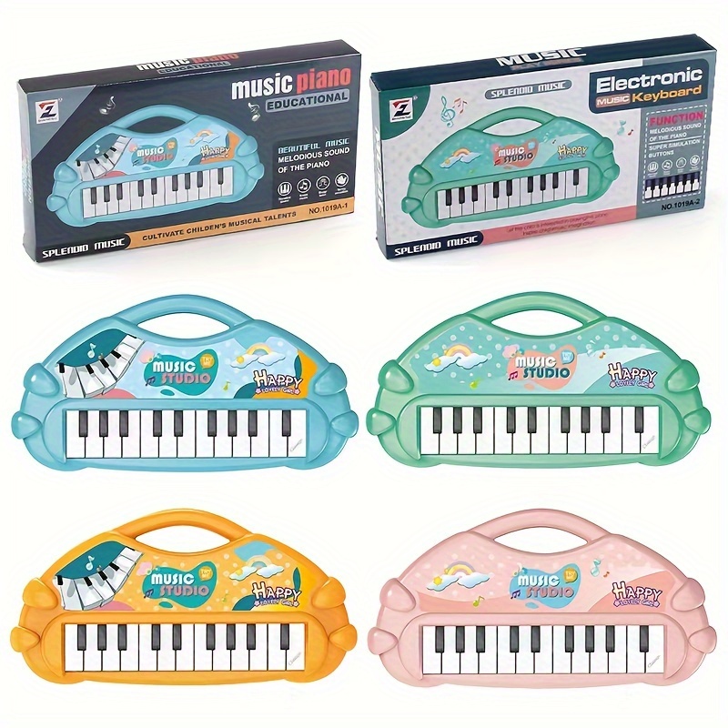 

1pc Children's Electronic Piano Toy, Educational Electronic Piano, 13-key Simulated Music Piano Toy (battery Not Included)