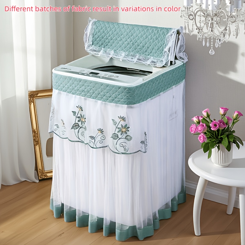TEMU Dust-proof Cover Towel, Automatic Power-on Without Removal, Washing Machine Cover, Universal Dust-proof Cover Cloth, 19.69 X X 31.5in