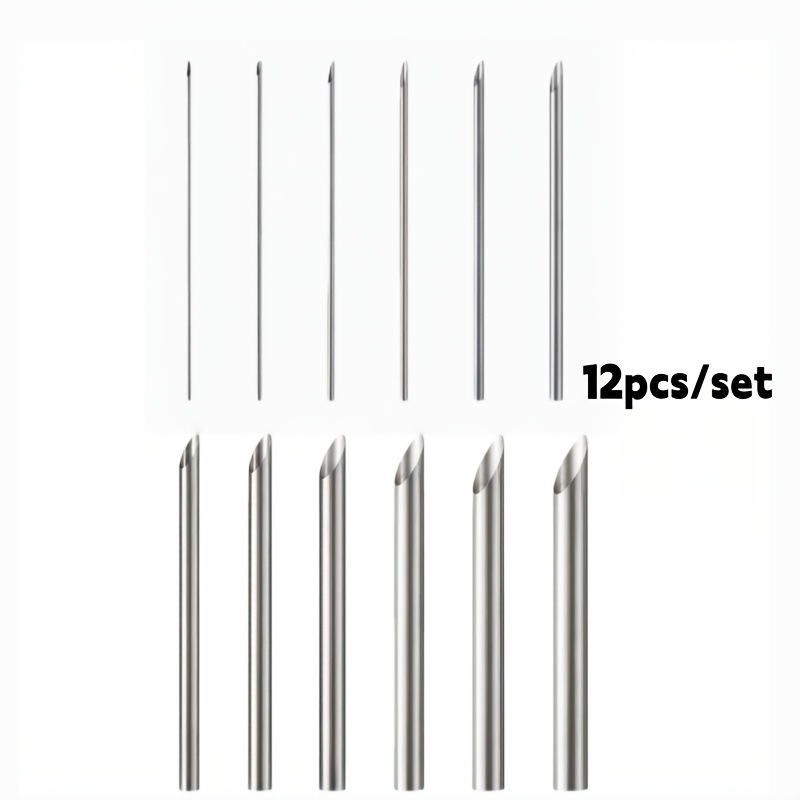 E-shop 12-teiliges Set Edelstahl-Lochzangen für Keramikhandwerk, DIY-Teekannen-Lochstanzen, Werkzeuge für Skulpturen- Modellbau