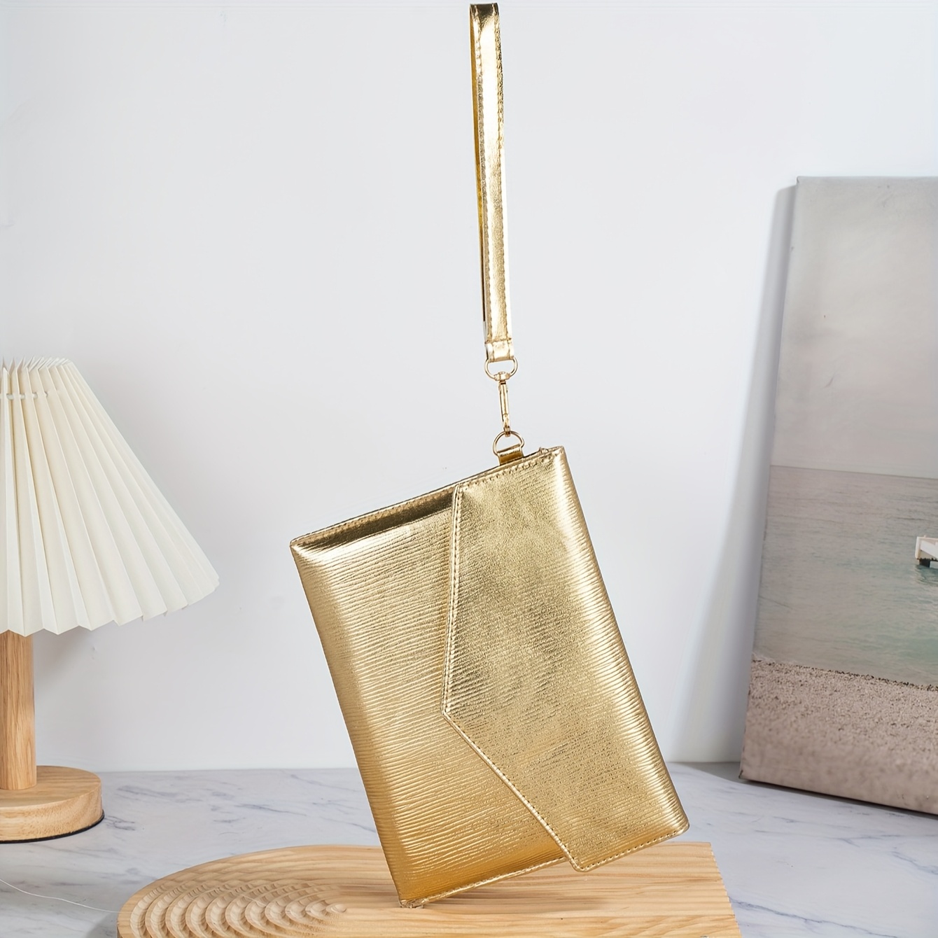 E-shop Damen Champagner Goldene Clutch, Modische Goldene Silberne Handtasche, Geldbörse, Damen Tasche im Western Stil, Abendtasche