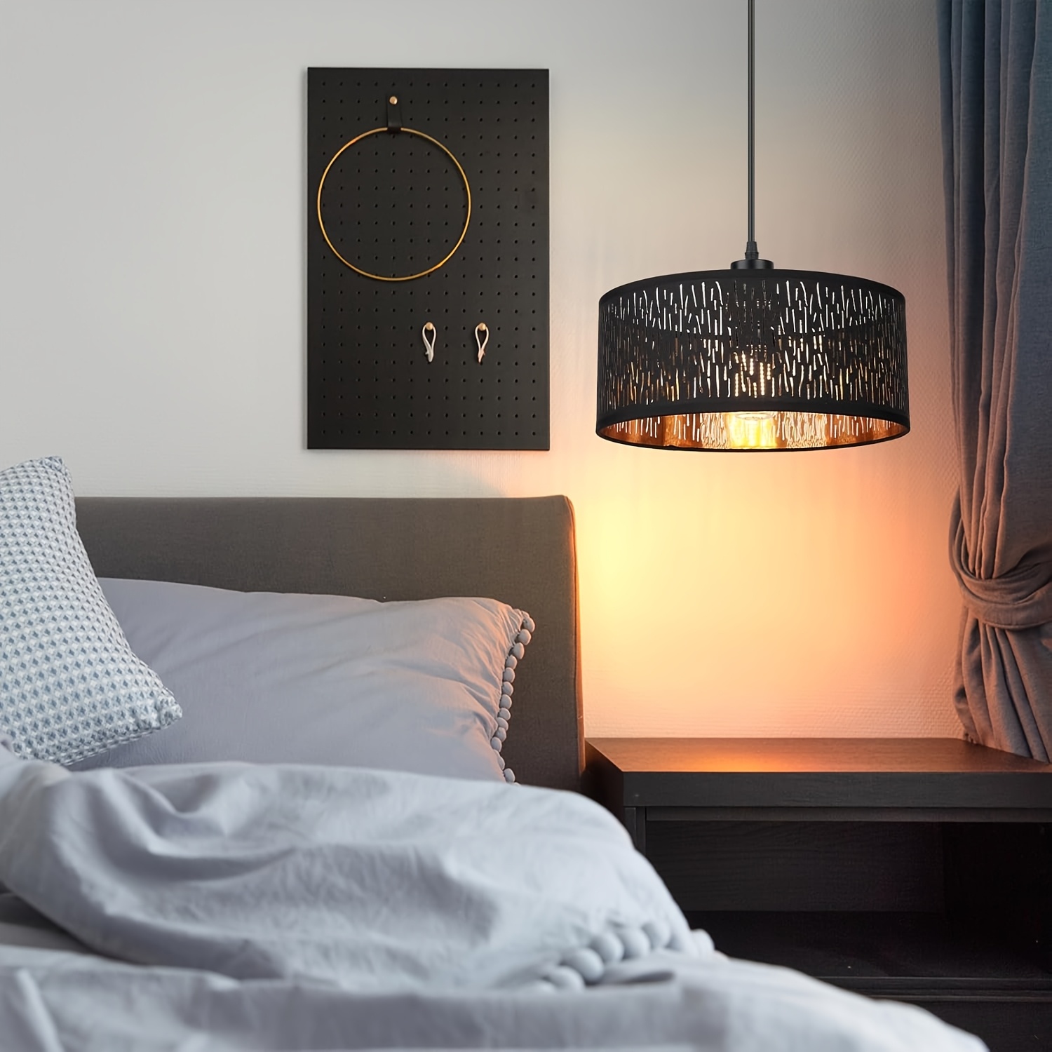 lamp shade modern black lampshades ceiling lights golden Temu