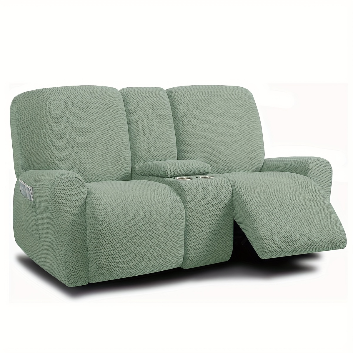 TEMU 4/8pcs T-type Jacquard Lounge Chair Cover For 1/2/3-seater Lounge Sofa