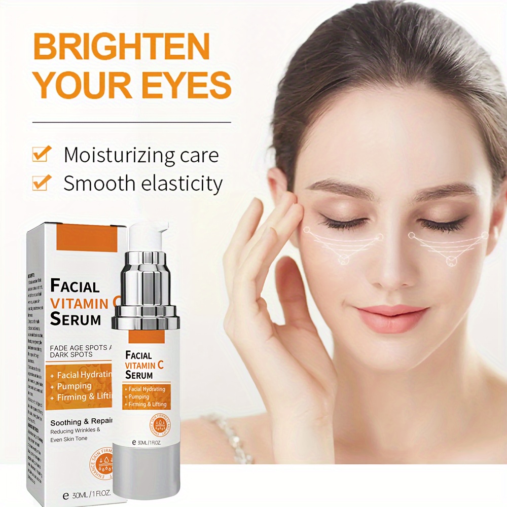 Vitamin C Eye Serum Eye Cream Skin Care Hyaluronic Acid Eye - Temu