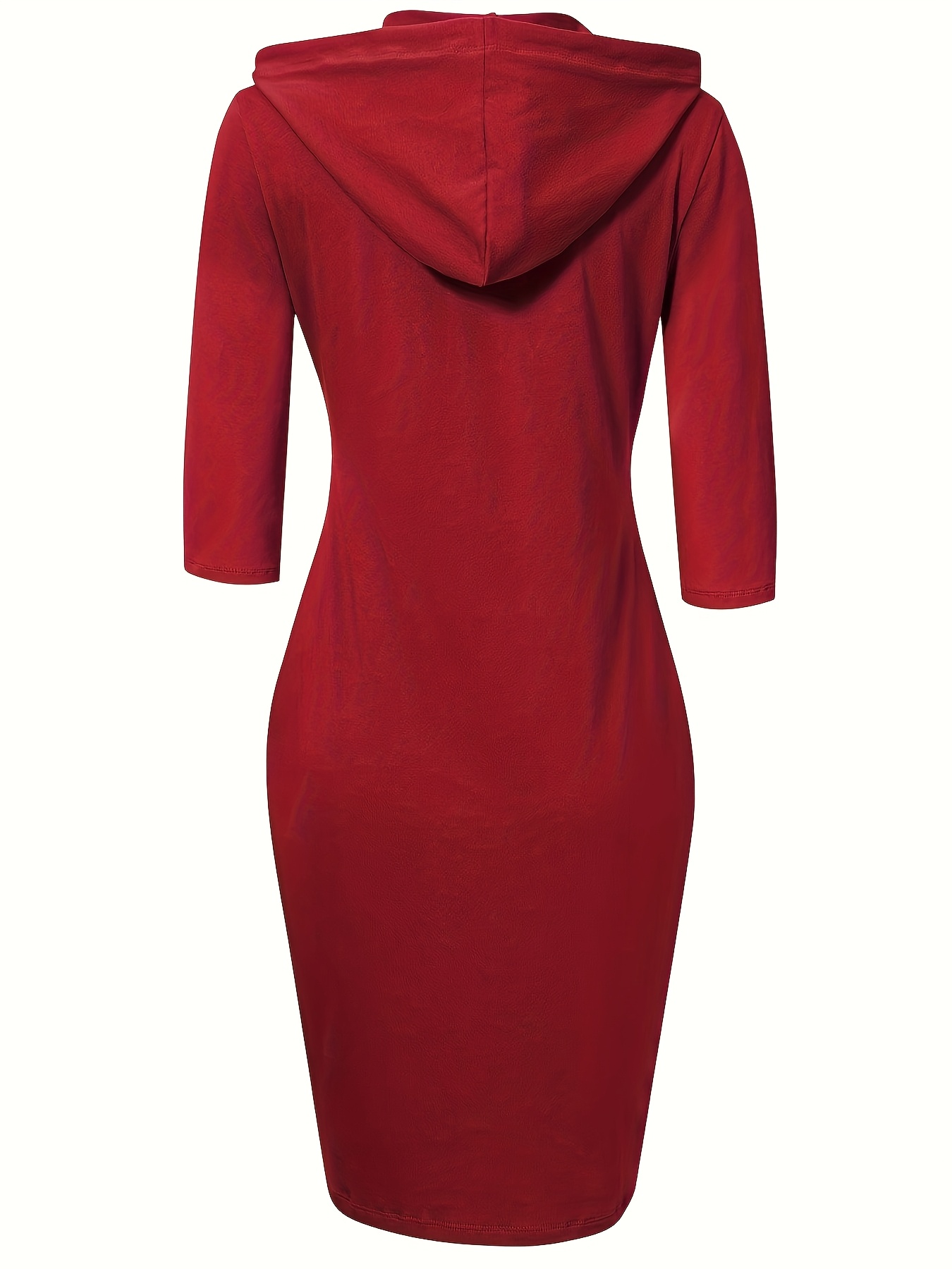 slim fit dress slacks Women's Black Sweatshirt Dress