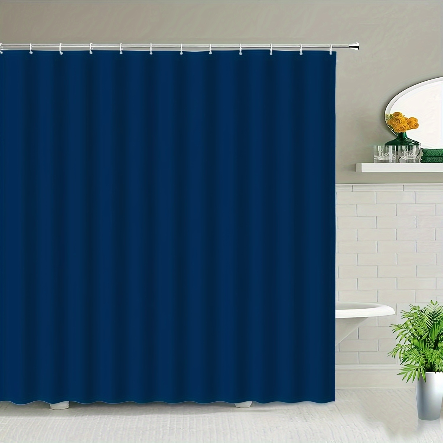 

1pc Polyester Shower Curtain, 70.8x70.8 , , , Bath Curtain ,