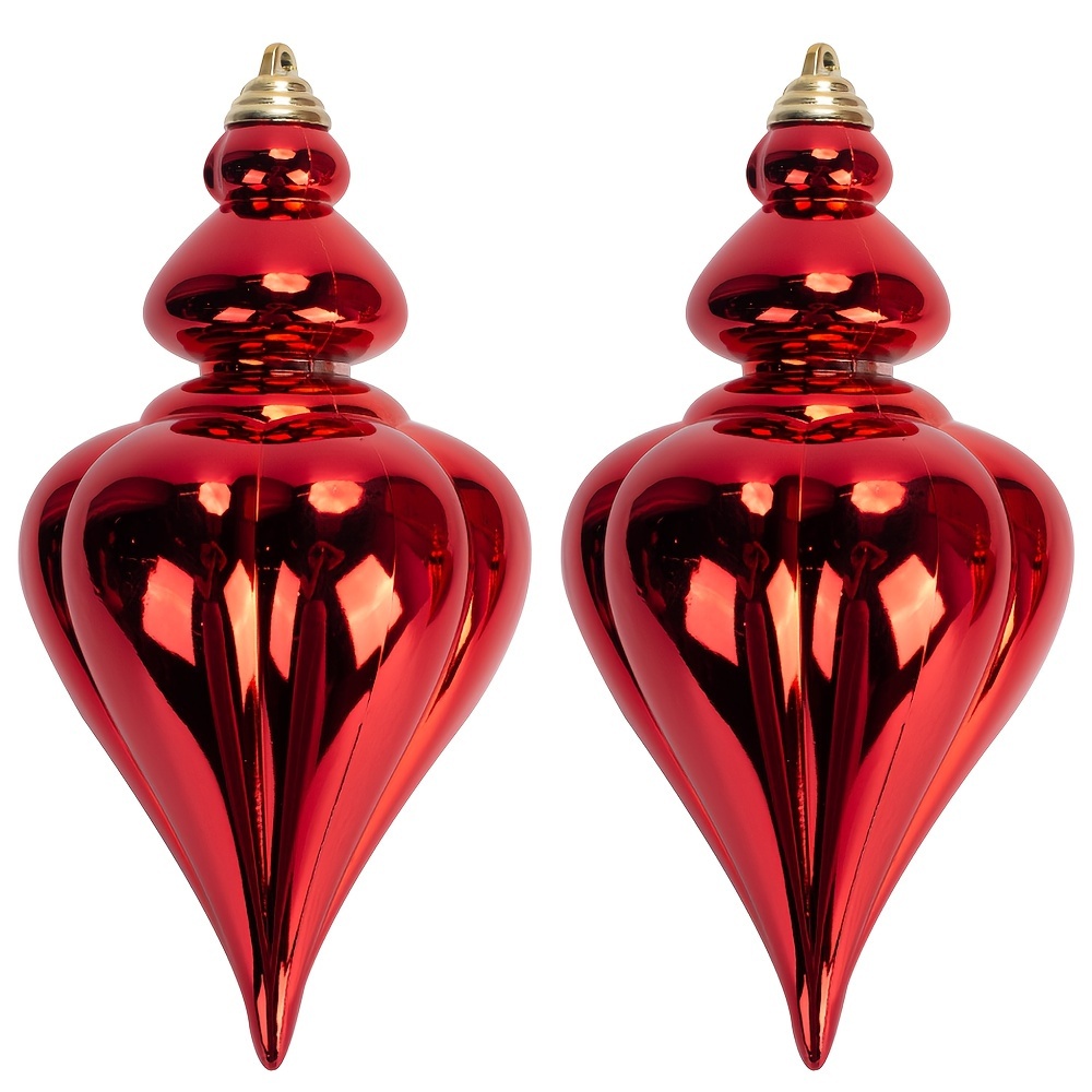 Image of Set Of 2/25*12cm Special-shaped Balls, Ornaments, Christmas Ornaments, Christmas Tree Ornaments, Christmas Ball Ornaments, Christmas Decorations, Christmas Gifts, The For Christmas Gifts