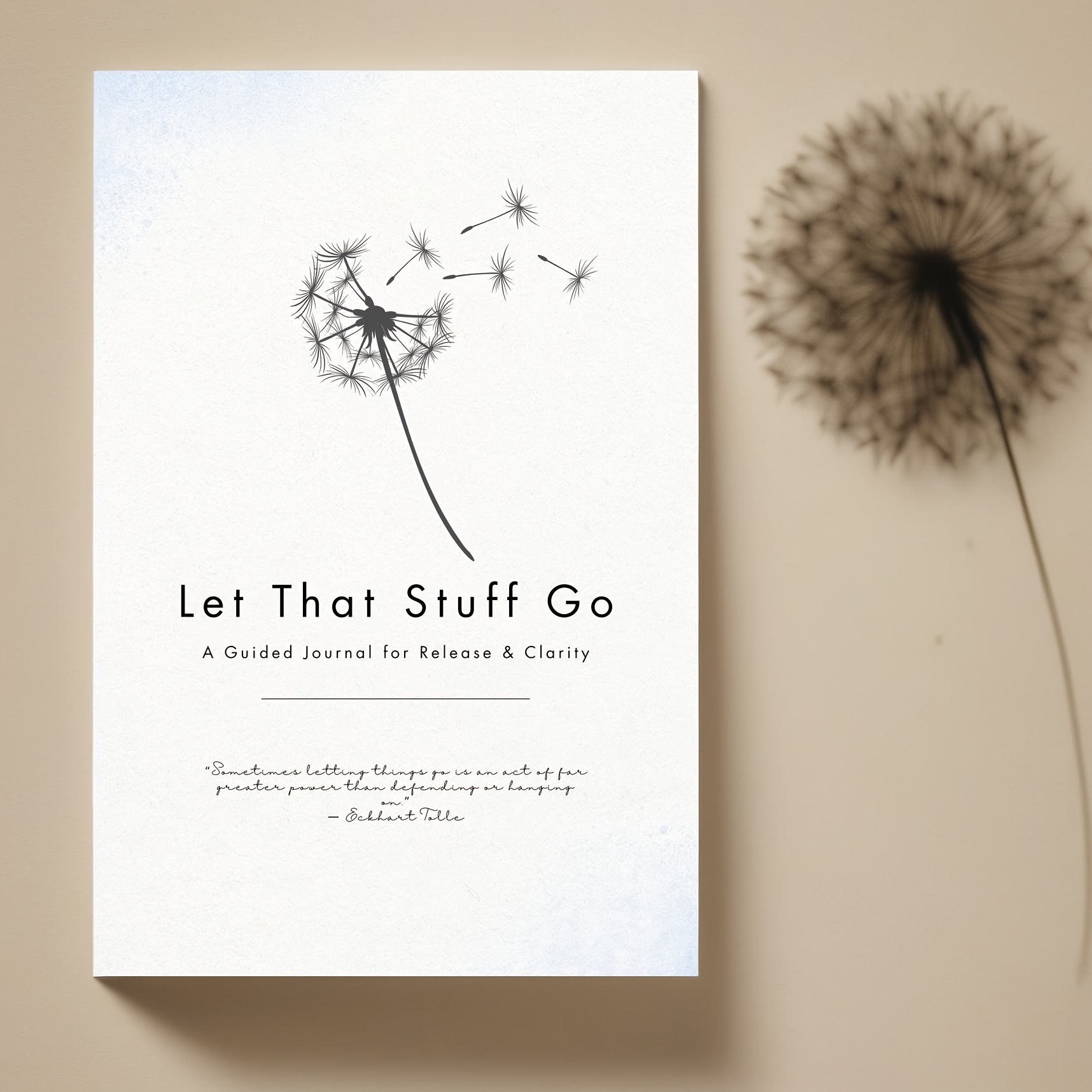 TEMU Let Go Guided Journal For , Stop Overthinking, Mental , Anxiety Relief, Emotional , Self-care, Mindfulness, Daily Reflection, Workbook