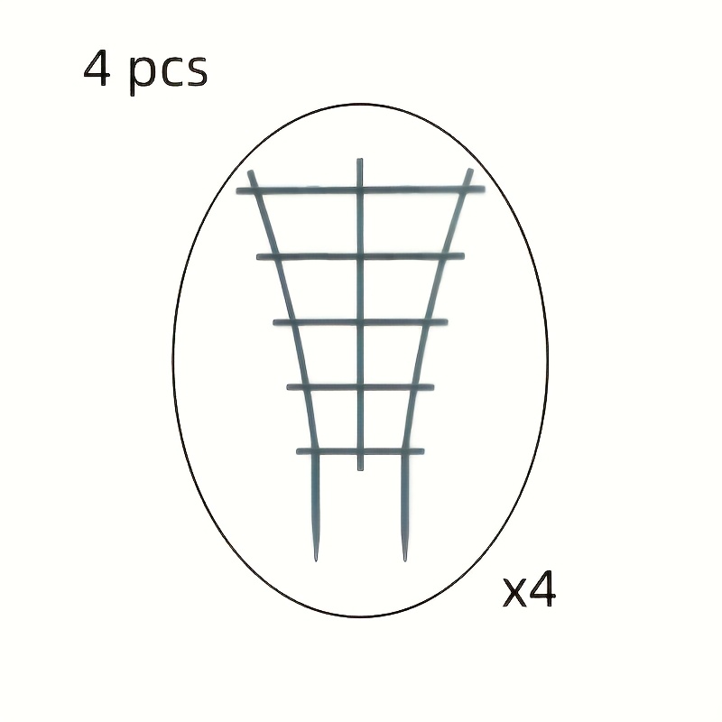 Image of 4pcs, Plant Climbing Bracket, Spliced And Disassembled, Suitable For Orchids, Roses, Artificial Plants, Potted Plants, Etc., Suitable For Households, Greenhouses, Gardens, , Etc. Suitable For.