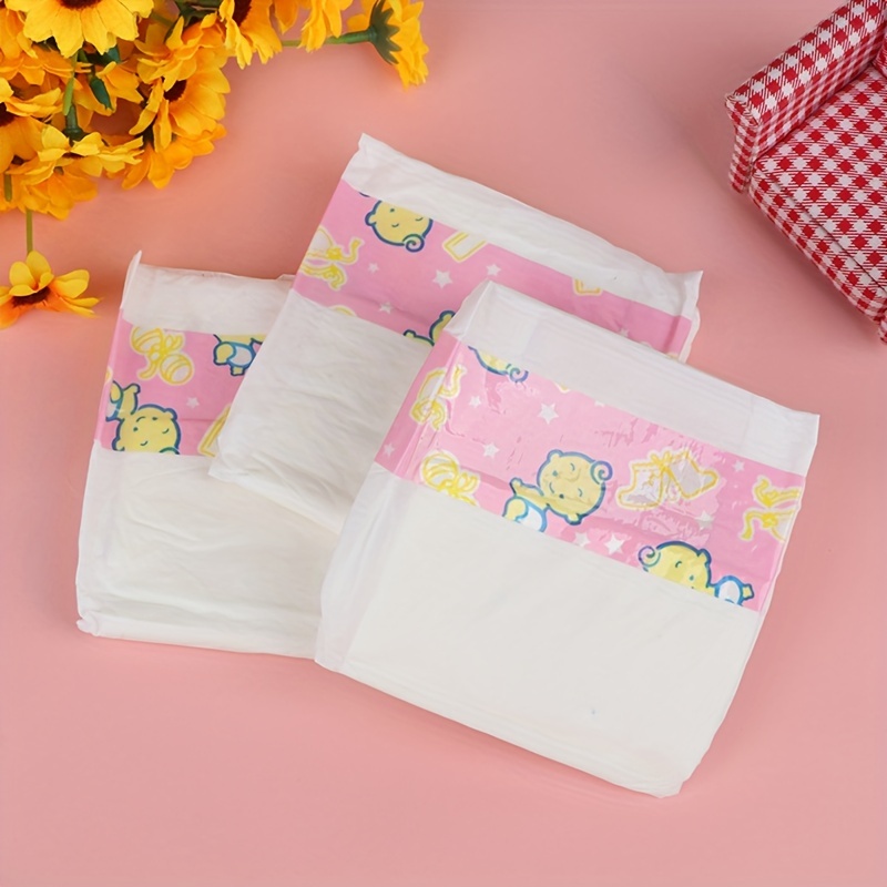 Lot De 6 Couches Lavables Pour Poupée – Accessoires Bébé Poupon