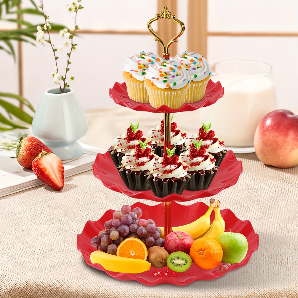 Supporto per torta a 3 livelli BetterJonny con Italia