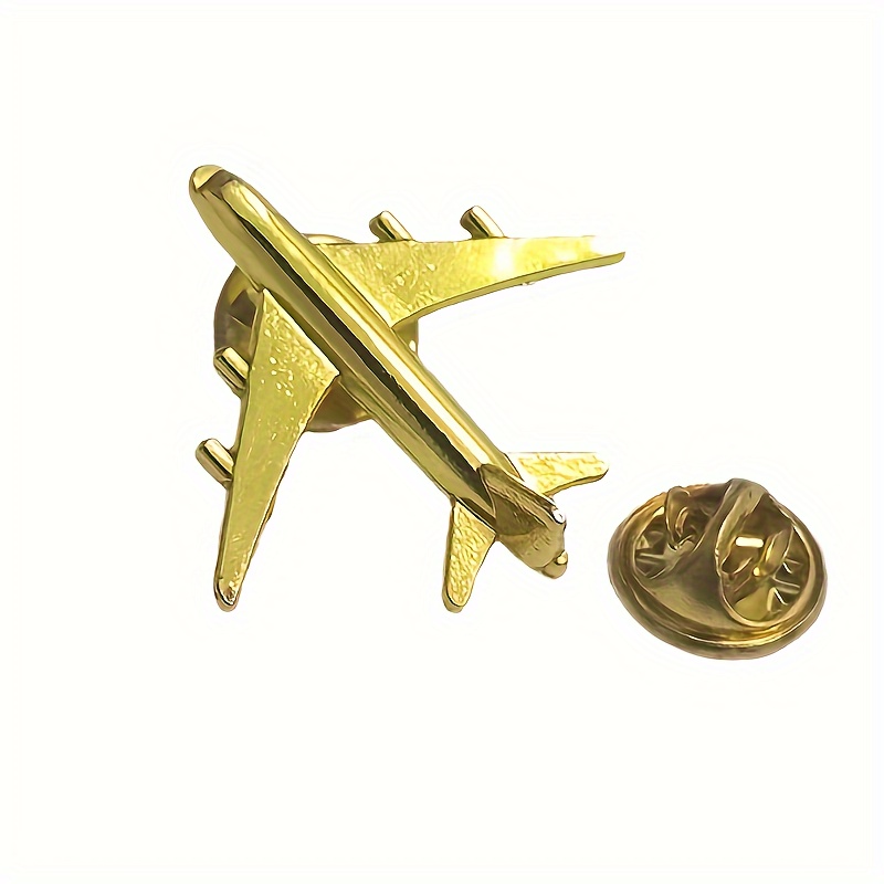 

Metal Airplane Brooch, Fashion Pin Alloy Badge, Jewelry Accessories