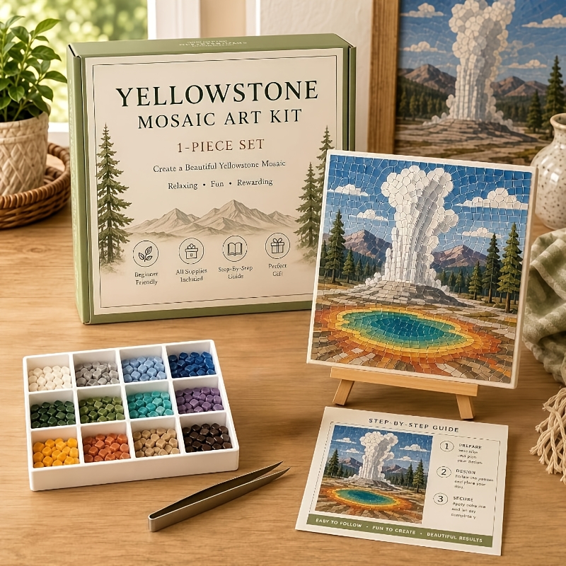 Landscape Series Sea Glass Art Set for Beginners