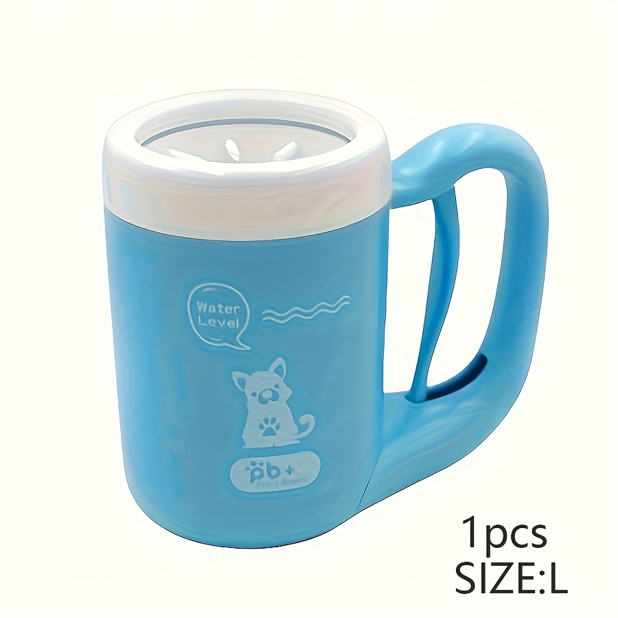 Image of 1pc Small Pet Foot Washing Cup, Dog Foot Washing Cup Silicone Foot Cleaning Cup Cat Foot Washing Device Dog Paw Cleaning Cup Cleaning Supplies