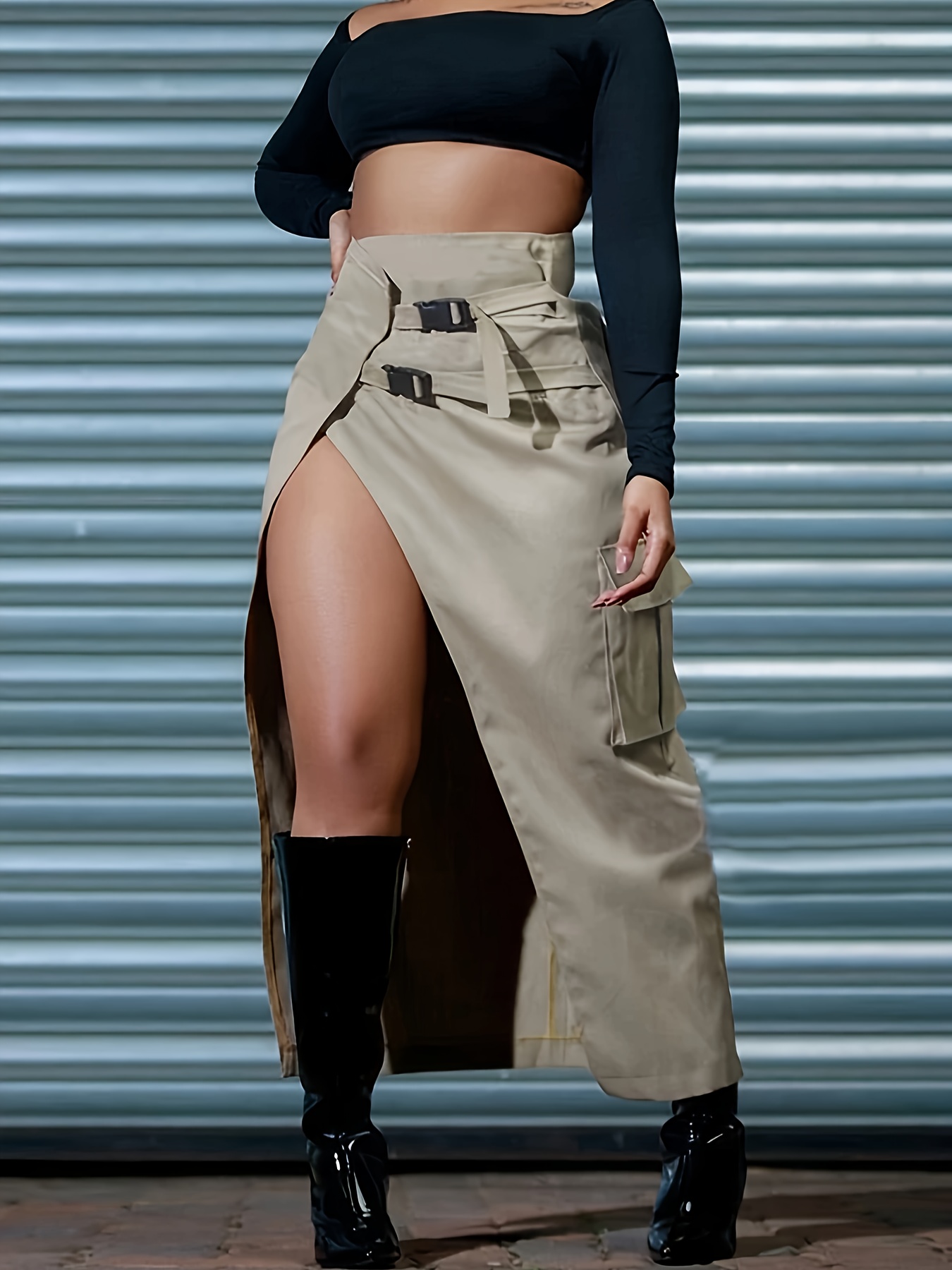 belt skirt sold on Temu United States