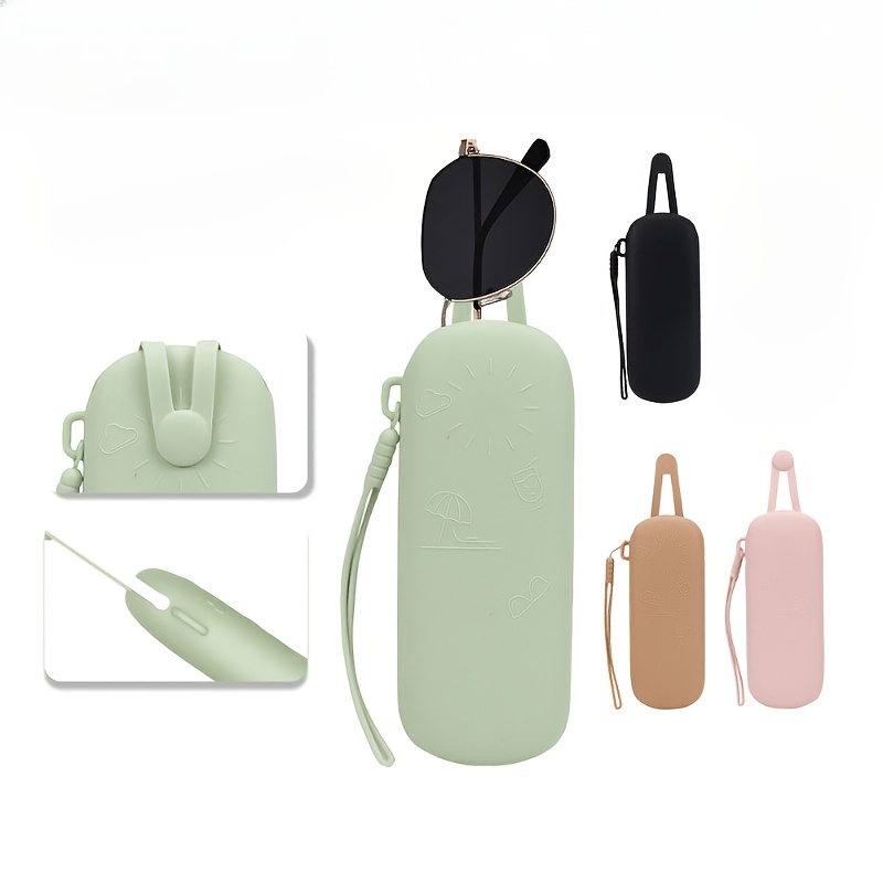 2pcs Magnetic Eyeglass Case with Lanyard for Anti-Scratch Protection