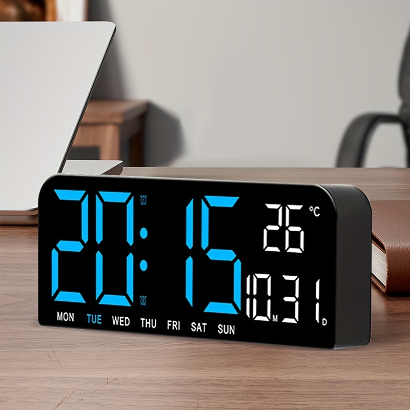 

Timess Electronic Alarm Clock, Large Display Screen, Temperature Display For , Suitable For Bedroom And Living Room Office Decoration, Suitable For Students In